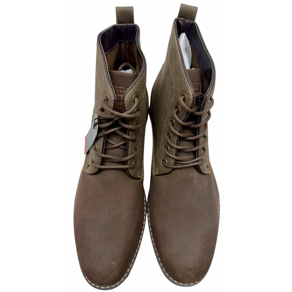 LEVI'S Lakeport DARK BROWN COLOR‎ MEN BOOTS SIZE 13M